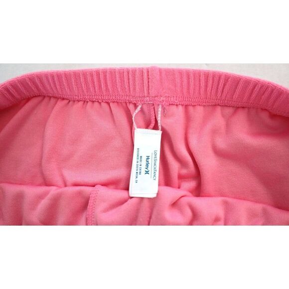 LoveShackFancy x Hurley HLSFC002 Women's Sz S Pink Terry Cloth Walk Shorts $50 - Picture 4 of 8